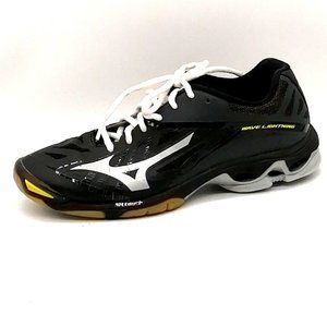 Mizuno Womens Sneaker‎ Wave Lightening Black Lace Up Shoe Dynamotion 10.5 Wide